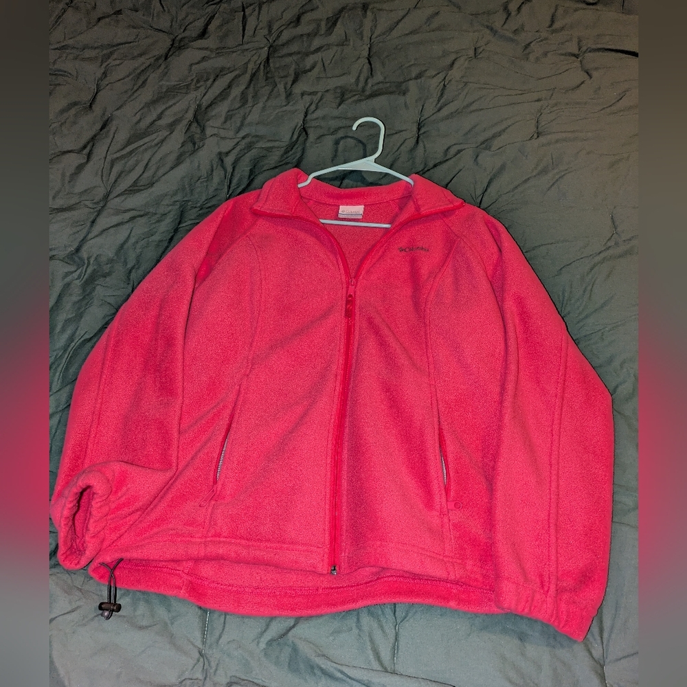 Columbia Vibrant Pink Fleece Jacket